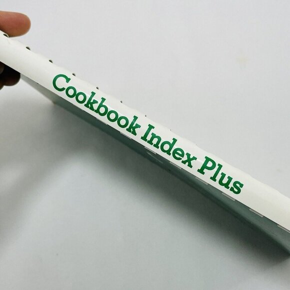 Vtg Cookbook Index Menu Recipe Notebook Note Record Salley Lesley Unused Blank - Picture 9 of 10